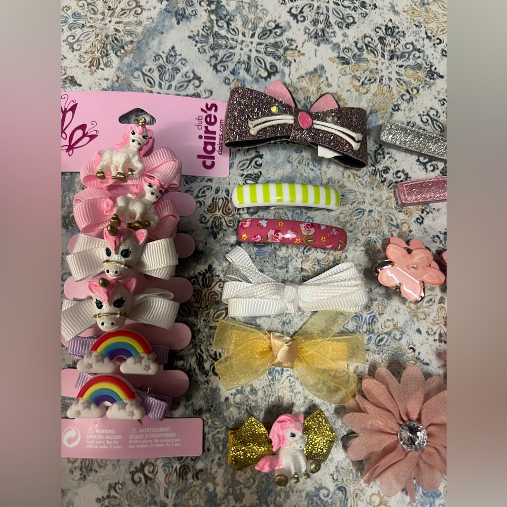 Colorful Hair Clips Set - Picture 5 of 9